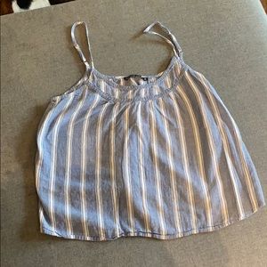 Abercrombie stripe top size M